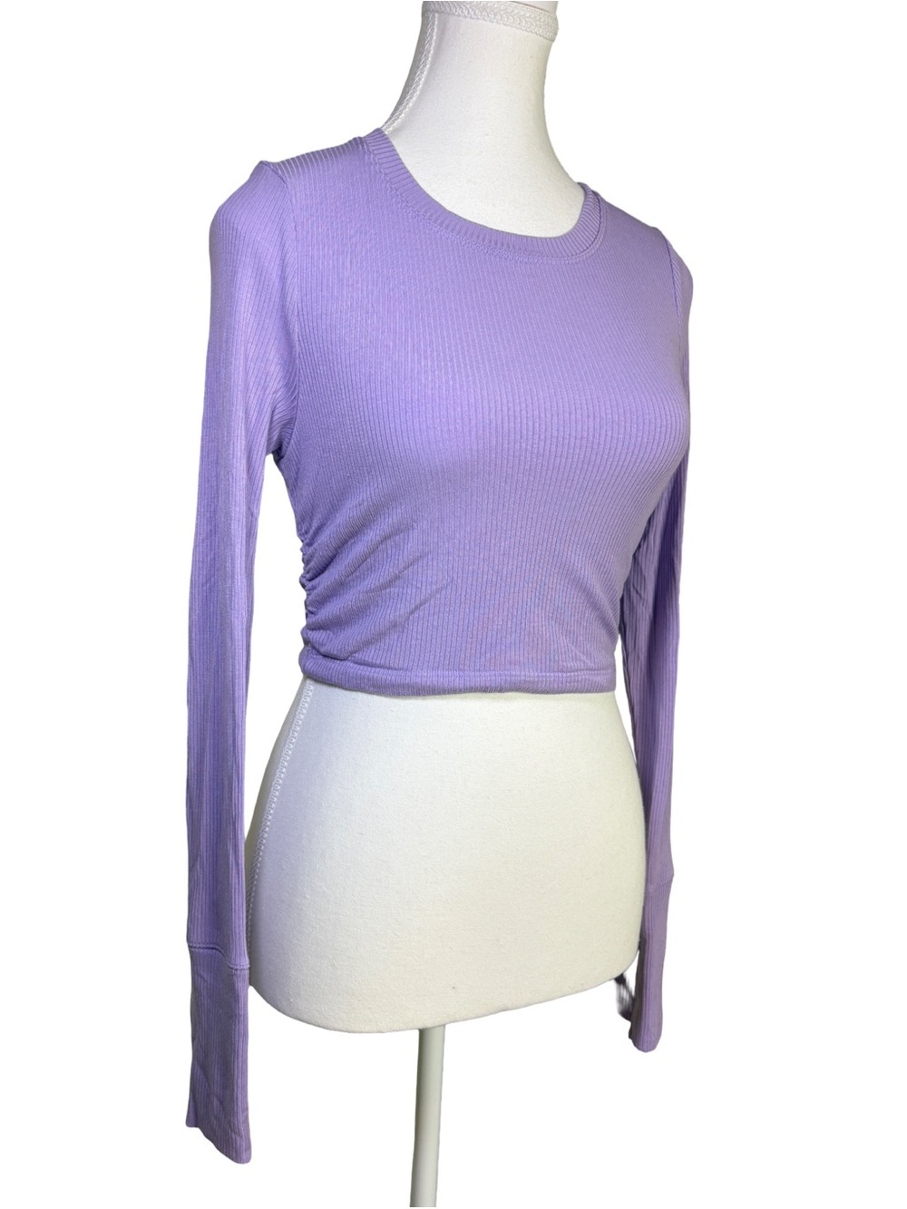 OFFLINE By Aerie Thumbs Up Long Sleeve Ruched T-Shirt